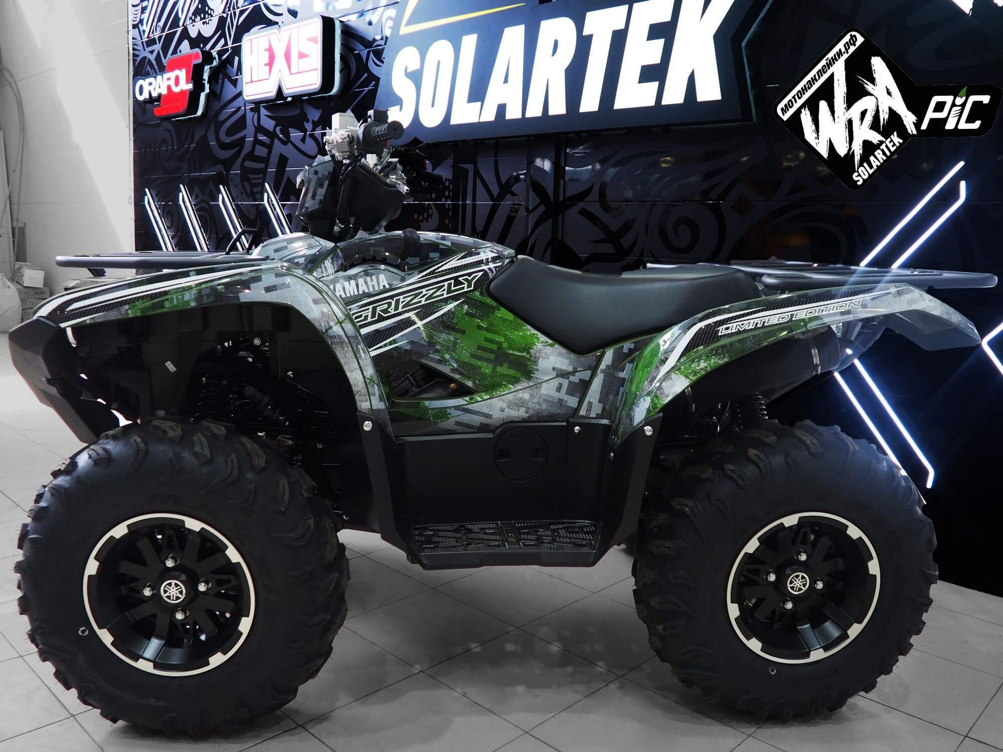 Наклейки на квадроцикл YAMAHA GRIZZLY 700